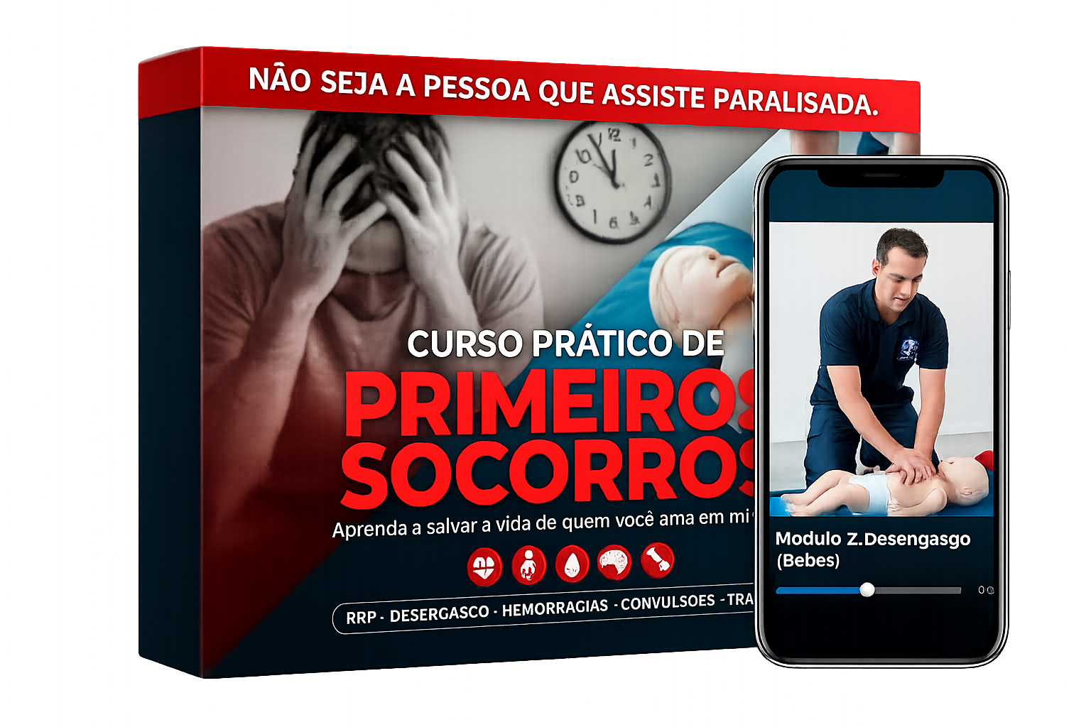 Mockup Curso Primeiros Socorros