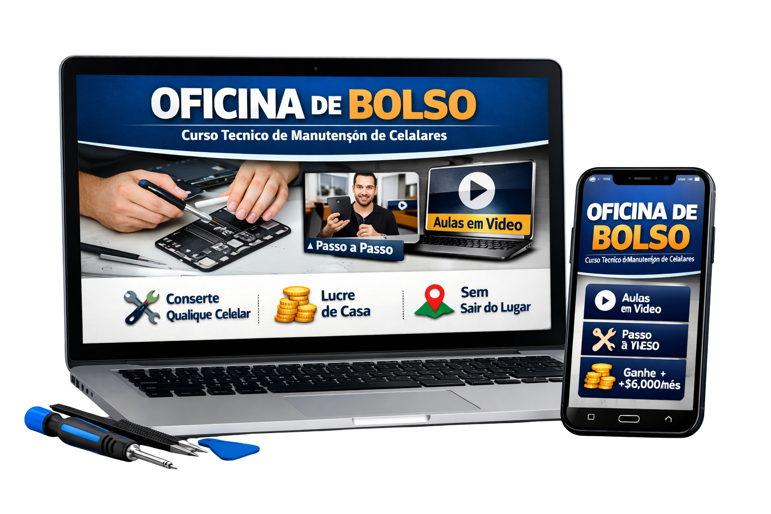 Mockup Oficina de Bolso