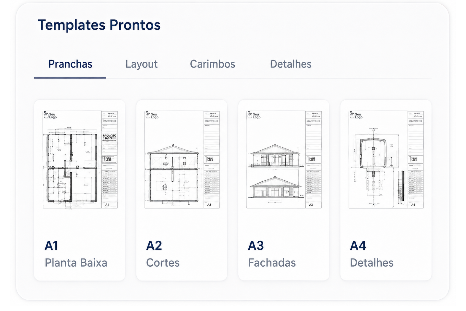 Templates prontos