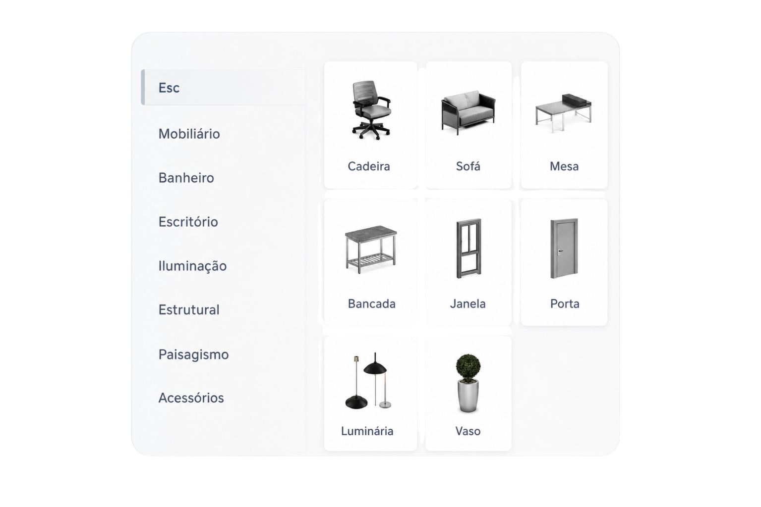 Famílias Revit