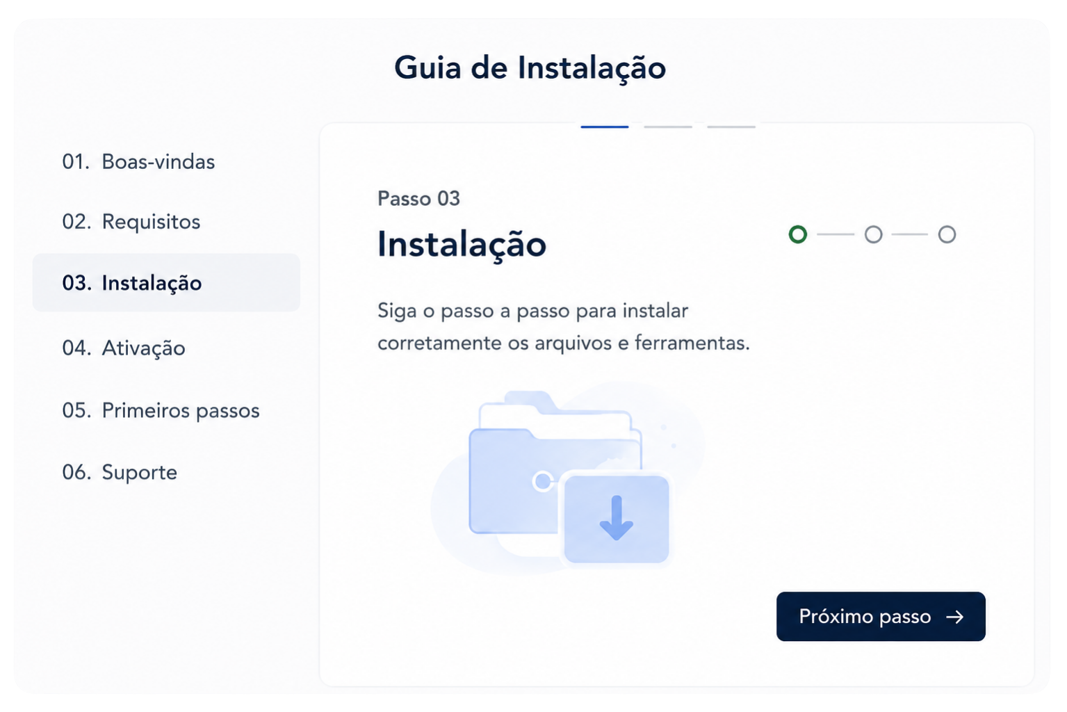 Guia de instalação